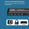 ZEZEFUFU 2 in 2 Out HD KVM Switch 4K@60Hz USB 3.0 Dual Monitor Extended Display Aluminum Alloy Case HD KVM Switch with Keyboard Hotkey view 3