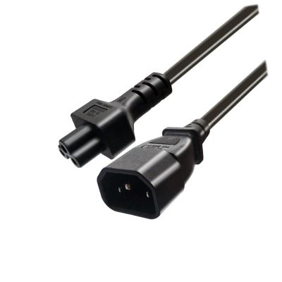 SUNGOOYUE Computer to PDU Power Extension Cord, 9.8ft Power Extension Cable with PVC Shell - IEC320 C14 to IEC320 C5 PDU Cord