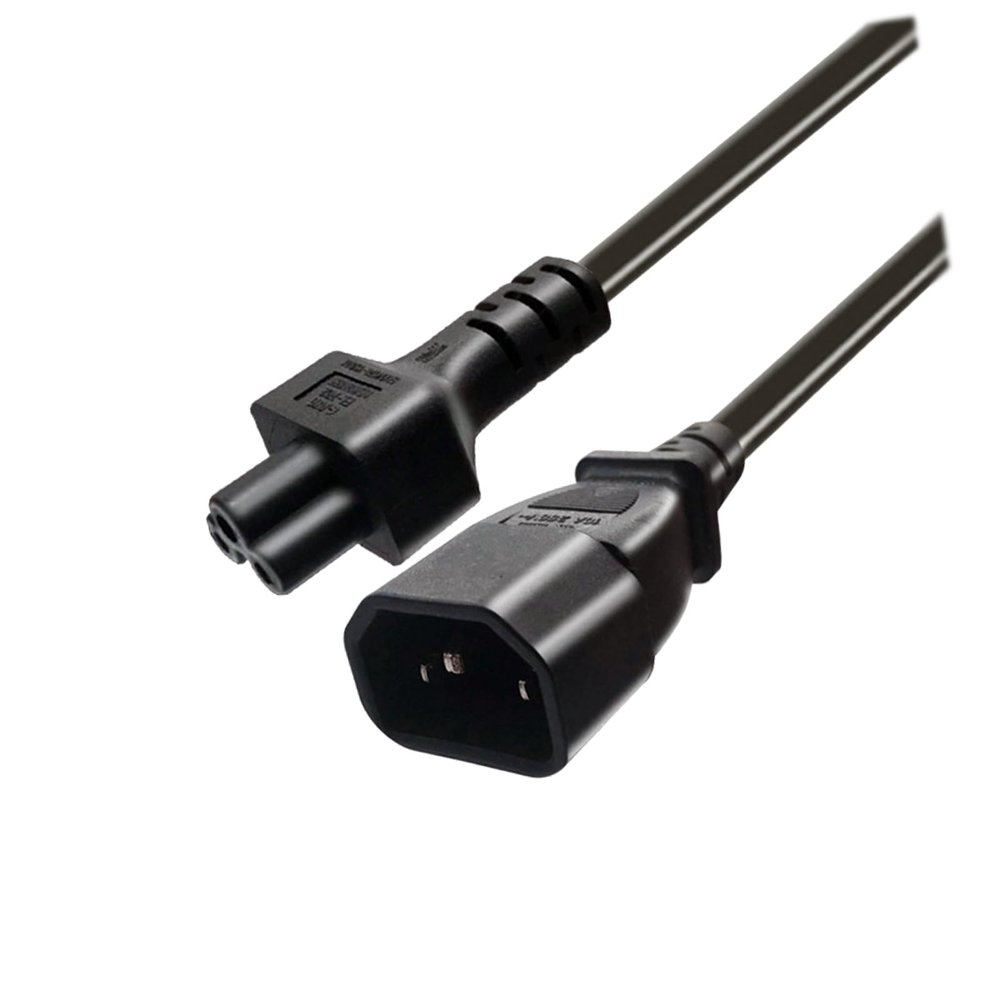 SUNGOOYUE Computer to PDU Power Extension Cord, 9.8ft Power Extension Cable with PVC Shell - IEC320 C14 to IEC320 C5 PDU Cord