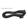 SUNGOOYUE Computer to PDU Power Extension Cord, 9.8ft Power Extension Cable with PVC Shell - IEC320 C14 to IEC320 C5 PDU Cord view 2