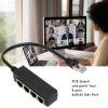 RJ45 Ethernet Splitter Cable, 4 RJ45 Net Port Splitter Adapter for Laptop RJ45 Ethernet Splitter Cable view 4