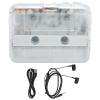Bluetooth Cassette Player, TON007B ABS Auto Reverse Function Stereo Cassette Player with Headphone (White) view 1