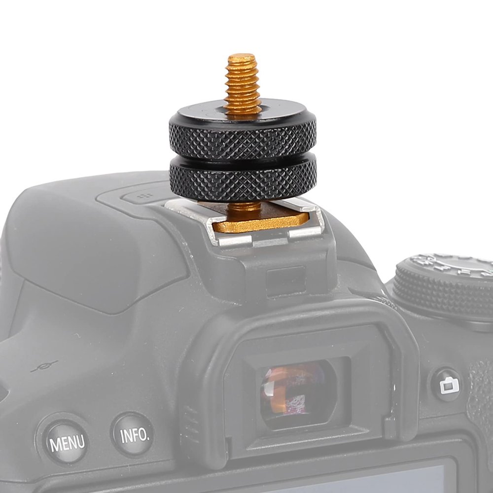 Camera Mount Screw,1/4 Tripod Screw to Flash Hot Shoe Adapter Holder Mount Accessory,Camera Flash Stand Mount Screw for Camera Tripod Monopod Ballhead Flash Light