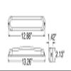STL76RB 76RB Thin Line for Surface Mount - Replaceable Lens STL-76RB view 3