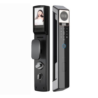 HAvern 3D Facial Recognition Fingerprint Lock, Smart Card, Digital Password, Electronic Door Lock, Household Anti-Theft Lock