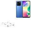 BoxWave Stand and Mount Compatible with Xiaomi Redmi 10A - Pocket Aluminum Stand 3-in-1, Portable Multi Angle Viewing Riser - Metallic Silver view 1