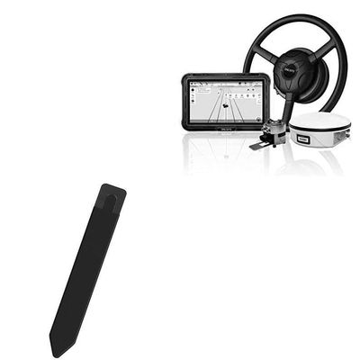 BoxWave Stylus Pouch Compatible with SMAJAYU JY305 Tractor Tablet (10.1 in) - Stylus PortaPouch, Pen Stylii Holder Carrier Portable Self-Adhesive - Jet Black