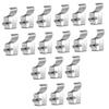 Cabilock 18pcs Heavy Duty Vinyl Siding Hooks No Needed Outdoor Wall Clips for Cameras Punch Hangers for Easy Installation Weatherproof Clips for Security Mounting view 1