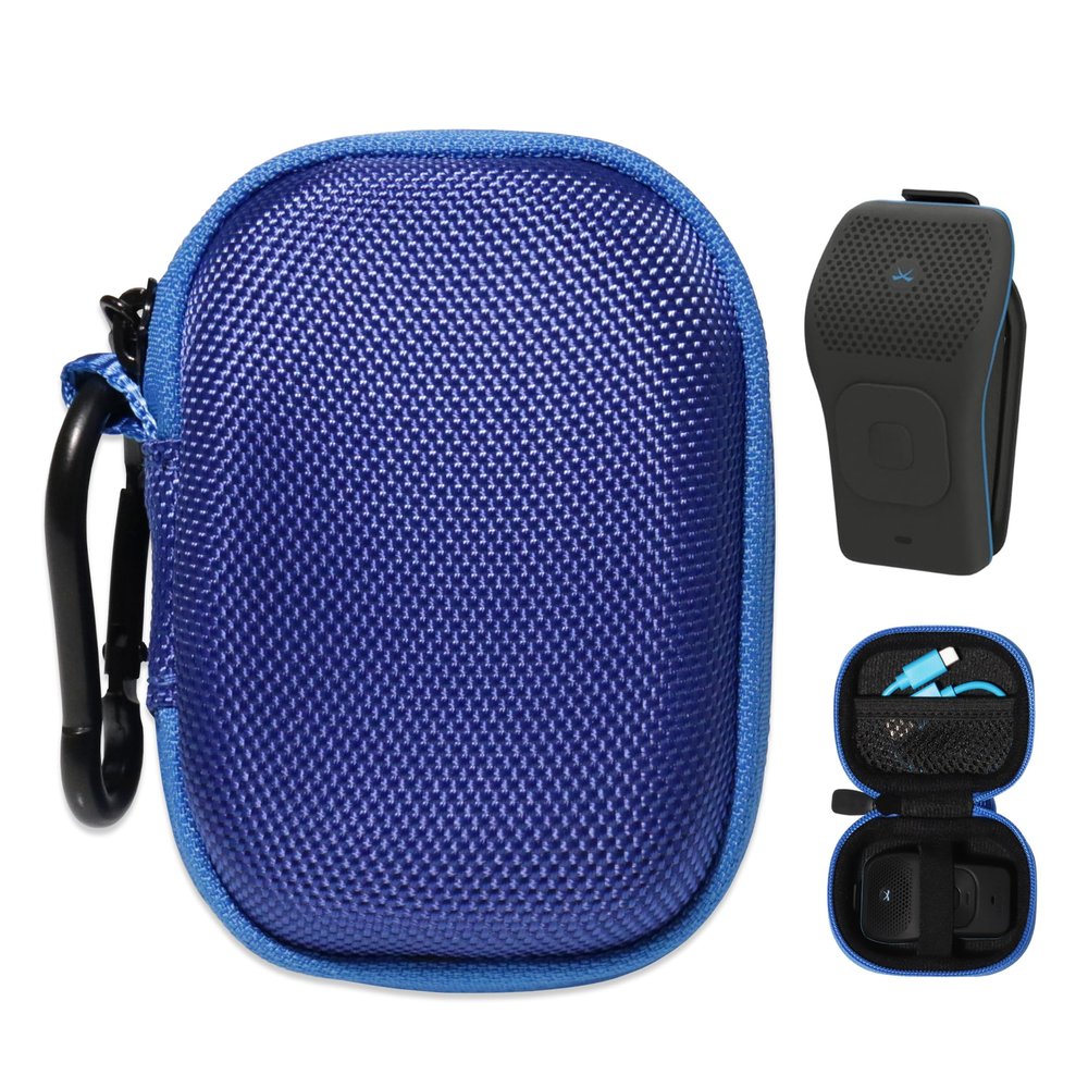 Alltravel Ultra Slim Case for noxgear 39g Wearable Waterproof Bluetooth Speaker - Magnetic Clip-On Wireless Portable Bluetooth Speakers