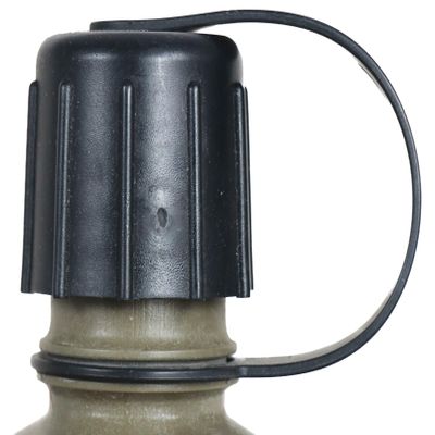 BSR Militaria US Military 1 Quart Black Canteen Cap Replacement/Avon M50 C50 Gas Mask Canteen Adapter