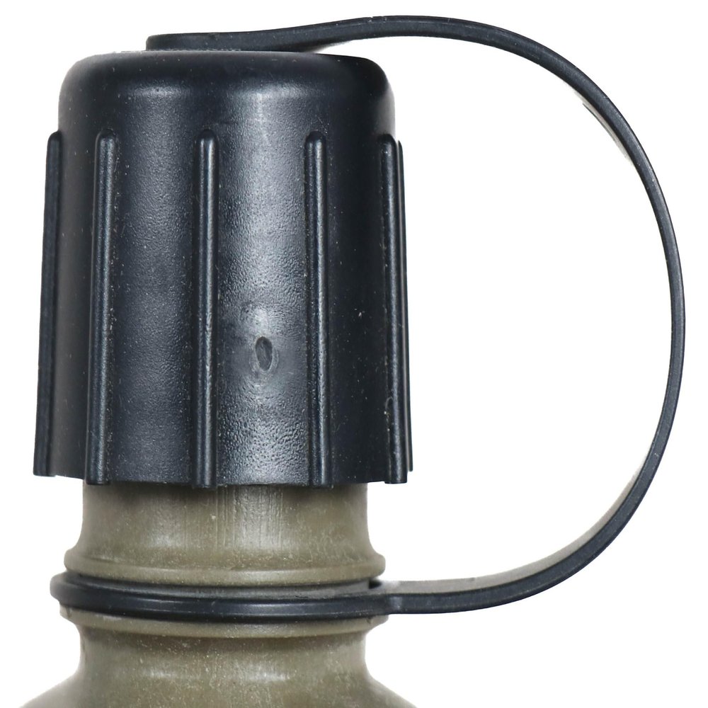 BSR Militaria US Military 1 Quart Black Canteen Cap Replacement/Avon M50 C50 Gas Mask Canteen Adapter