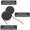 UClear Digital HDX 47mm Diameter Helmet Speaker Set 3.5mm Jack view 3