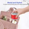 LENRUE A2 Portable Wireless Bluetooth Speaker with Lights and Lanyard,5W Mini Small Metal Speakers Bluetooth 5.0/Aux-in for iPhone Android Home Outdoor,Gift for Women/Girls view 2
