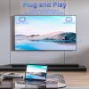 Wireless HDMI Transmitter and Receiver, Plug and Play, 2.4G/5G 100FT Range, Wireless HDMI Extender 4K Decoding 1080P Output, Support Laptop PC TV Box Projector Camera DV, No Need Bluetooth WiFi view 2