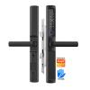 HAvern Waterproof Keyless Tuya TTlock Electronic Intelligent Door Handle Lock Intelligent Fingerprint Sliding Electric Door Lock (Color : F3 Silver) view 3
