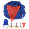 PATIKIL 60 Feet Tug of War Rope for Adults Teen Field Day Yard Games Party Carnival Family Game Twisted Cotton Rope for Outdoor Backyard Home Lawn, Blue view 1