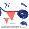 PATIKIL 60 Feet Tug of War Rope for Adults Teen Field Day Yard Games Party Carnival Family Game Twisted Cotton Rope for Outdoor Backyard Home Lawn, Blue view 3