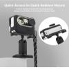 4 Pcs Set Silicone Case Camera DIY Sticker for Insta360 Go 3, Lens Cap Protective Sleeve Cover with Lanyard (White) view 4