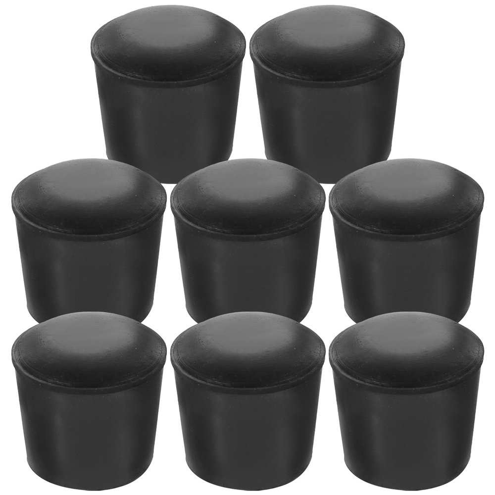 40 Pcs Tripod Leg Protectors Placemat Feet Tips Rubber Feet Round Rubber Leg Caps Kitchen Essentials Caps for Pads Placemat Protection Household