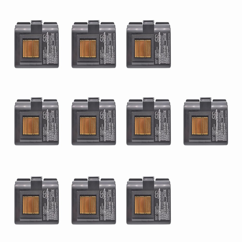 (10 Pack) XSP Battery for Zebra QLN220, QLN320, ZQ500 ZQ510 ZQ520 4400mAh PN P1023901, P1023901-LF, P1031365-025