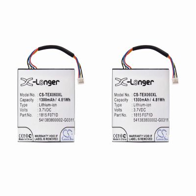 XSPLENDOR (2 Pack) XSP Battery for Texas INSTRUMENTSN2/AC/2L1/A TI-84 C Silver TI-84 Plus C Silver Edition TI-Nspire CAS PN 1815 F071D 3.7L1060SP 3.7L1200SP 3.7L1230SP 541383800002-G0311