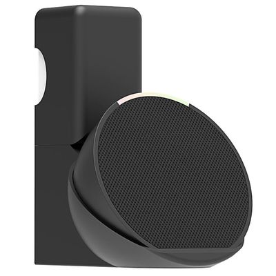 Aokicase Compatible with Amazon Echo Pop Wall Mount Stand Holder Accessories Protective Case, Echo Pop Case, Echo Pop Smart Home Speaker Accessory Rack (Echo Pop, Black)