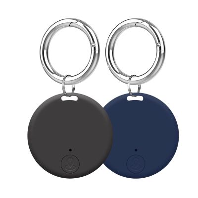 Aircawin Mini GPS Tracker, Key Item Finder Locator,No Monthly Fee App for iOS/Android 2023 Latest,Portable Anti-Lost Bluetooth Tag Item Tracker for Luggages/Kids/Pets/Phone/Wallet/Bag-2Pcs-Black+Blue