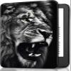 Case for 6 Inch Kindle 2024 and 2022 Releases (11th Generation), PU Leather Slim Folio Stand Smart Cover with Auto Wake/Sleep, Durable Protection, Lion view 1