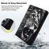 Case for 6 Inch Kindle 2024 and 2022 Releases (11th Generation), PU Leather Slim Folio Stand Smart Cover with Auto Wake/Sleep, Durable Protection, Lion view 4