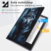 Case for 6 Inch Kindle 2024 and 2022 Releases (11th Generation), PU Leather Slim Folio Stand Smart Cover with Auto Wake/Sleep, Durable Protection, Spiritual Wolf view 3