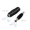 QLXHBOT 10PCS DC Power Connector Adapter 5.5x2.1mm, Male to Male Coupler Plug,Female to Female Jack Socket for CCTV Security Camera Led Strip view 2