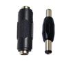 QLXHBOT 10PCS DC Power Connector Adapter 5.5x2.1mm, Male to Male Coupler Plug,Female to Female Jack Socket for CCTV Security Camera Led Strip view 3