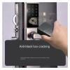 HAvern Fingerprint Lock, Home Anti-Theft Door, Password Lock, Automatic Sliding Cover, Smart Home Electronic Lock for Homestay Apartments (Color : Matte Black Bronze) view 4