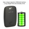 4G Mobile WiFi Hotspot, Portable Wireless Router with SIM Card Slot 150Mbps Download Speed for Travel Business Home Use Compatible with Multiple Devices view 3