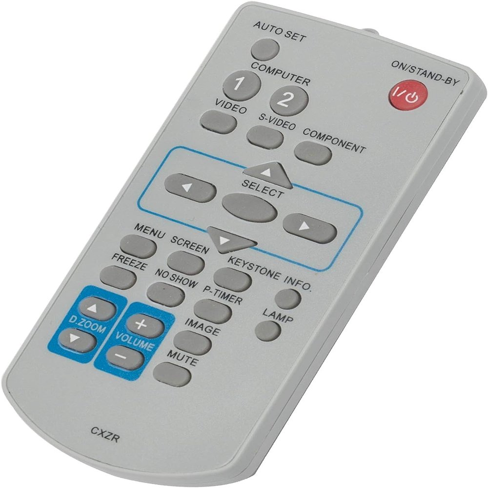 CXZR Universal Replacement Projector Remote Control for PLC-XC570C PLC-XU1060C PLC-XU56 PLC-XD2200 PLC-XU110 PLC-XU58 PLC-XD2600 PLC-XU111 PLC-XU60PLC-XD2600C PLC-XU1160C PLC-XU61 PLC-XE31 PLC-XU300