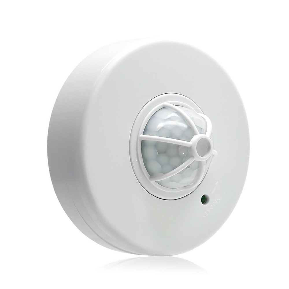 ISSUA Sensitivety Adjustable 360 Degree Ceiling PIR Motion Sensor with 3 Detectors 110V 220V Led Light Switch Nicely