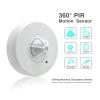 ISSUA Sensitivety Adjustable 360 Degree Ceiling PIR Motion Sensor with 3 Detectors 110V 220V Led Light Switch Nicely view 3