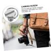 Hemobllo 20pcs d Tripod Screws for Quick Release Camera Fixing Screws Plated Easy to Use d Shaft for Tripod and Monopod Mounts view 3