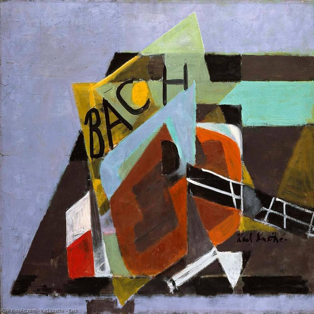 Bach : 1953 : Karl Knaths : Archival Quality Art Print
