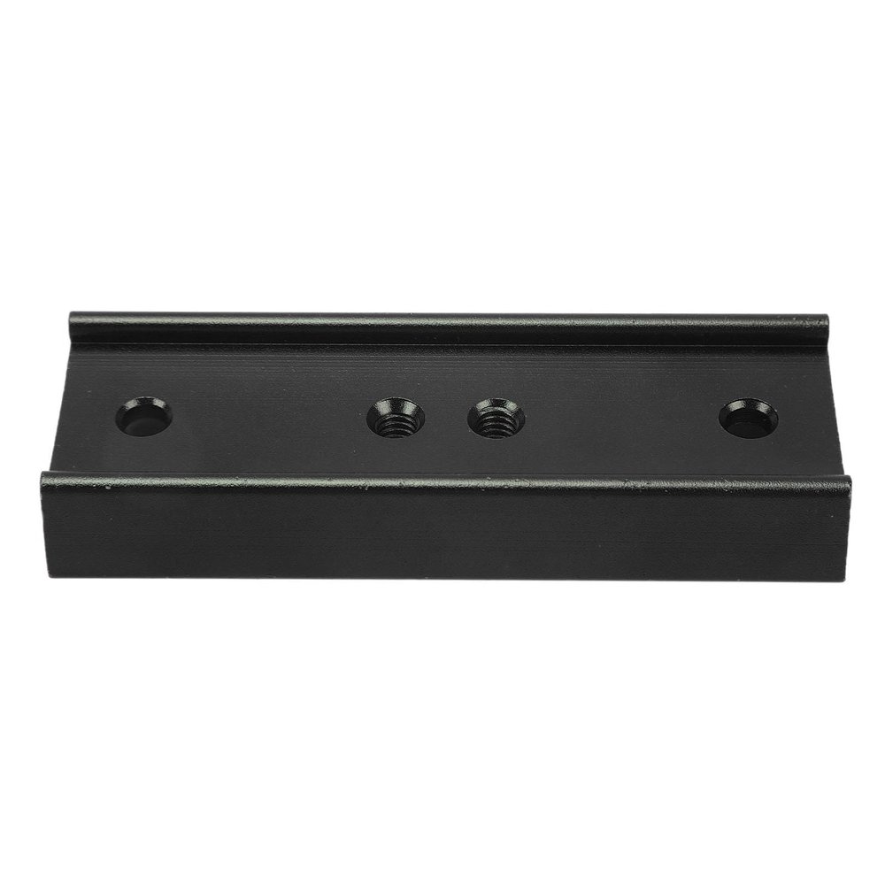 108mm Dovetail Plate, Rustproof Dovetail Mounting Plate 1/4in Thread Oxidized High Strength for Equatorial Telescope (Black)