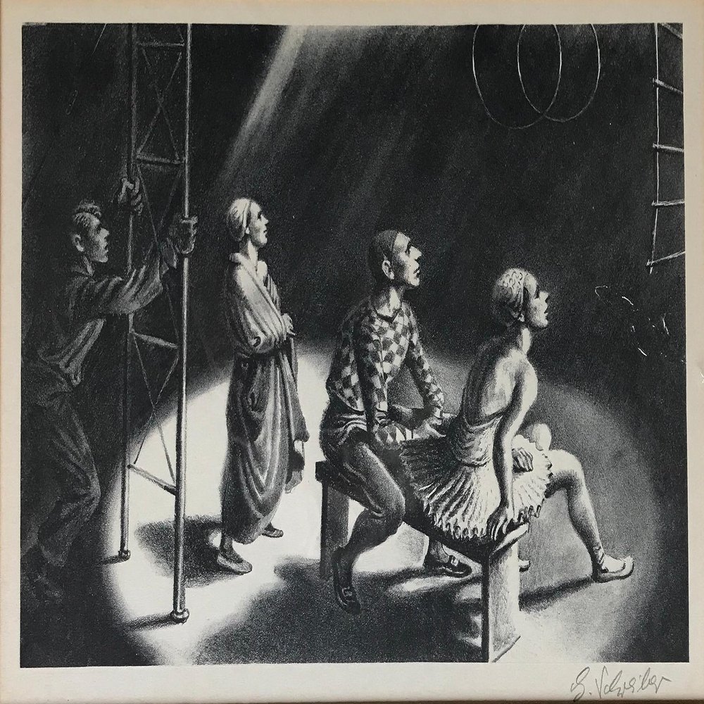 Georges Schreiber : Without A Net : Archival Quality Art Print