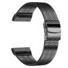 Wristband Compatible with Fitbit Versa 4/Sense 2,EXENXA Men Metal Replacement Band Stainless Steel Wrist Watch Strap Compatible with Fitbit Versa 4/Sense 2 - Black view 2