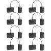 SAFIGLE 8 Sets Fridge Lock Combination: Child Safety Lock for Refrigerator, Window, Freezer, Cabinet - Heavy Duty Fridge Knit Take Care of Your Family with Freezer Knit Easy Install No Keys Needed view 1