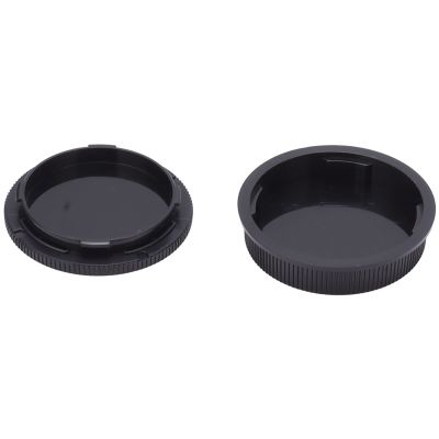 Camera Body Cover, Smudge Protection Simple Appearance ABS Anti Fingerprint Camera Body and Rear Lens Cover for Lmount Device