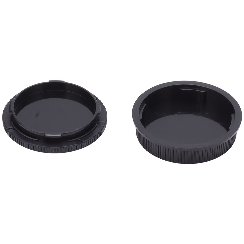 Camera Body Cover, Smudge Protection Simple Appearance ABS Anti Fingerprint Camera Body and Rear Lens Cover for Lmount Device