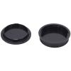 Camera Body Cover, Smudge Protection Simple Appearance ABS Anti Fingerprint Camera Body and Rear Lens Cover for Lmount Device view 1