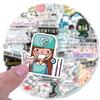 100Pcs Dentist Stickers, Doctor Nurse Waterproof Vinyl Stickers Decals for Laptop Water Bottle Bumper Luggage Computer Skateboard Snowboard. Gift for Kids Girls Teens view 2