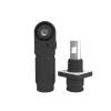 1 Set Battery Energy Storage Connector, Quick Plug Terminal High Current Connectors Copper Plate Wiring Adapter Right Angle Plug and Socket IP67 Waterproof Power Connector 200A 50mm (200A, Black) view 2