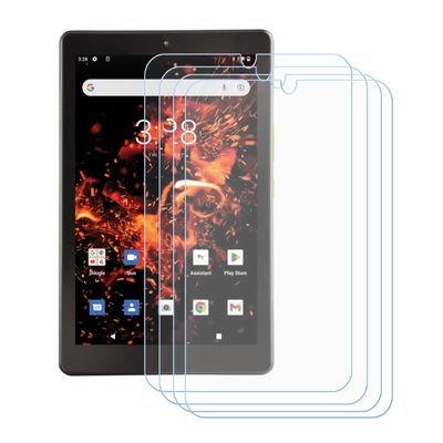 4-Pack for Orbic Tab8 4G Tempered Glass Screen Protector, 9H Hardness Anti-Scratch Anti-Fingerprint Anti-Bubble Compatible Full Coverage Clear Film for Orbic Tab8 4G (8,0")