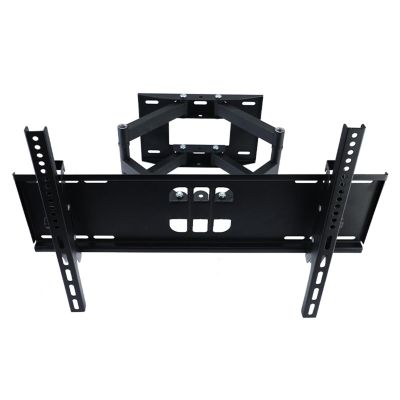 TV Wall Bracket TV Bracket Universal Stand Tv Mount 40inch 26-70 Inch Double Arm Telescopic Hanger Adjustable Tilt Angle (Black 32-70 inches)